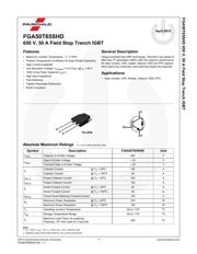 FGA50T65SHD 数据规格书 1