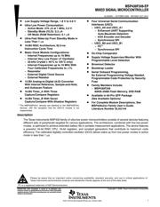 MSP430F249MPMEP Datenblatt PDF