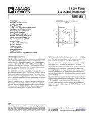 ADM1485ARZ Datenblatt PDF