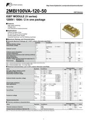 2MBI100VA-120-50 数据规格书 1
