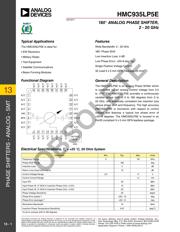 HMC935LP5E 数据规格书 1