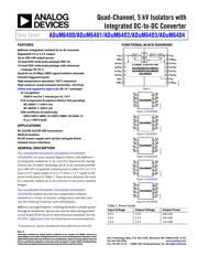 ADUM6401CRWZ Datenblatt PDF