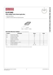 FJPF3305H2TU 数据规格书 1