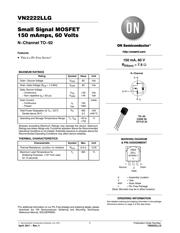 VN2222LL-G Datenblatt PDF