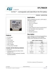 EFL700A39 数据规格书 1