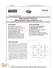 INA154 数据规格书 1