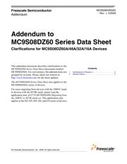 MC9S08DZ60ACLH 数据规格书 1