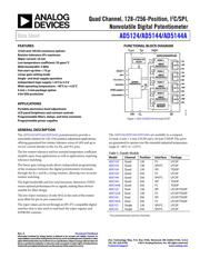 AD5144BRUZ10-RL7 数据规格书 1