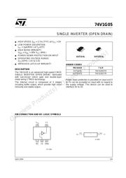 74V1G05C datasheet.datasheet_page 1