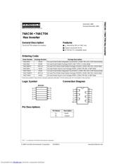 74AC04 datasheet.datasheet_page 1