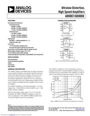 AD8008 datasheet.datasheet_page 1