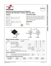 FDD3510H datasheet.datasheet_page 1