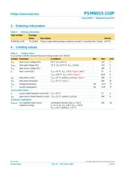 PSMN015-110P,127 datasheet.datasheet_page 2