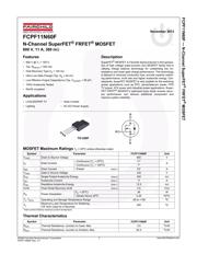 FCPF11N60F 数据规格书 2