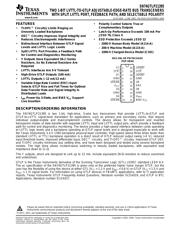 SN74GTLP21395PW datasheet.datasheet_page 1