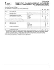 SN74GTLP21395PW datasheet.datasheet_page 5