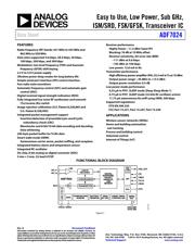 ADF7024BCPZ datasheet.datasheet_page 1