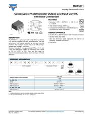 MCT5211 Datenblatt PDF