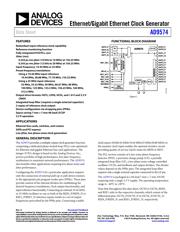 AD9574/PCBZ 数据规格书 1