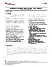 TVP5150AM1IPBS Datenblatt PDF