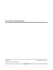 XS1-L4A-64-TQ48-C4 数据规格书 1