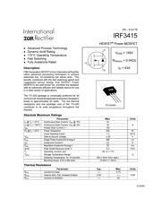 IRF3415 datasheet.datasheet_page 1