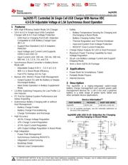 BQ24295EVM-549 Datenblatt PDF