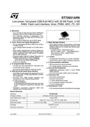 ST72F651AR6T1E datasheet.datasheet_page 1