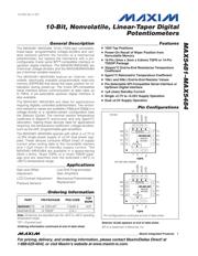 MAX5483EUD+ Datenblatt PDF