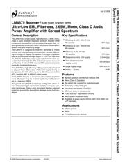 LM4675SD 数据规格书 2