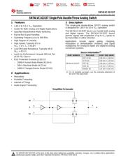 SN74LVC1G3157YZPR 数据规格书 1