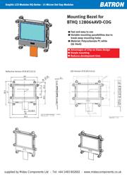 BTHQ128064AVD1-COG-FSTF-12-LEDMULTI 数据规格书 1