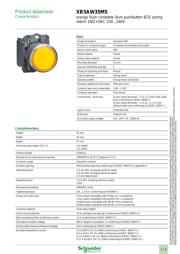 XB5AW35M5 datasheet.datasheet_page 1