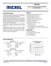 MIC5281-3.3YMME 数据规格书 1