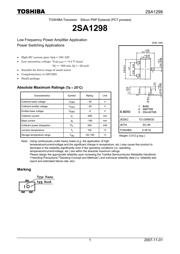 2SA1298 datasheet.datasheet_page 1