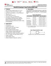 SN74HC00N Datenblatt PDF