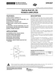 OPA567 datasheet.datasheet_page 1