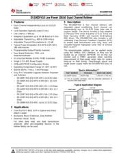 DS100DF410SQE/NOPB 数据规格书 1