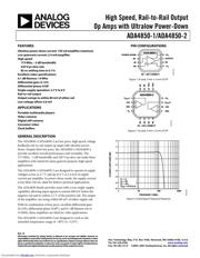 ADA4850-1 datasheet.datasheet_page 1