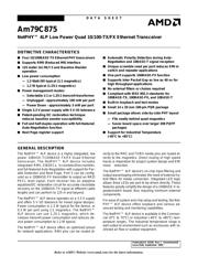 AM79C875KD 数据规格书 1