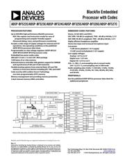 ADSP-BF526KBCZ-3C2 数据规格书 1
