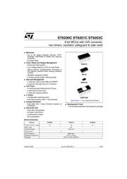 ST62T01CM3/TR 数据规格书 1