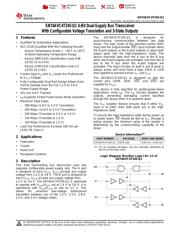 74AVC4T245QRGYRQ1 Datenblatt PDF