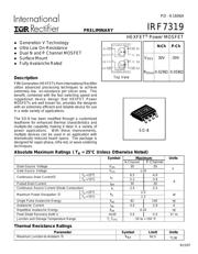 IRF7319 Datenblatt PDF