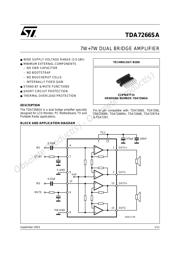 TDA7266SA 数据手册