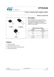 STTH15L06FP datasheet.datasheet_page 1