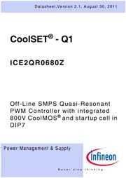 ICE2QR0680ZXKLA1 数据规格书 1