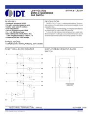 IDT74CBTLV3257PGG 数据规格书 1