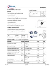 SPA08N80C3XKSA1 Datenblatt PDF