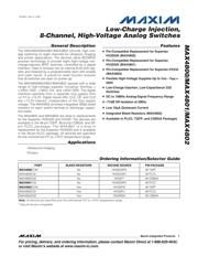 MAX4800CXZ+ datasheet.datasheet_page 1